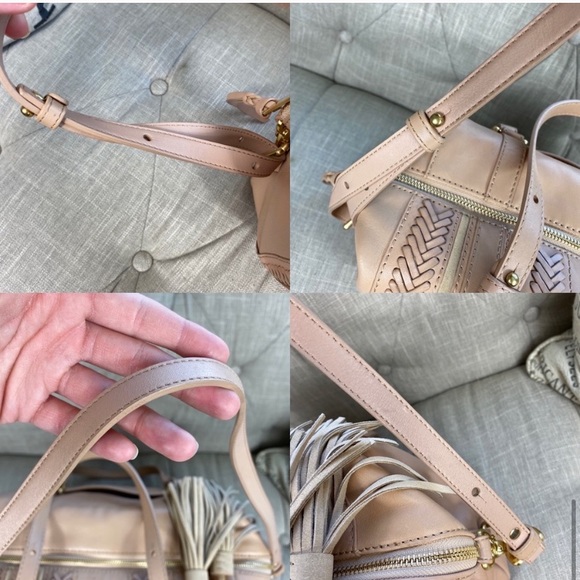 SOLD Brahmin Delaney Satchel Khaki Knoxville - Picture 13 of 16